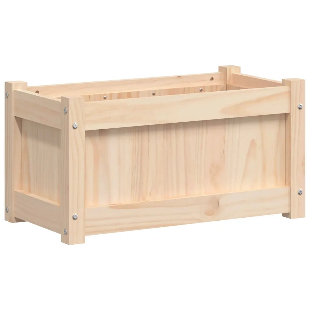 Fioriere da Giardino 2 pz in Legno Massello di Pino 837440