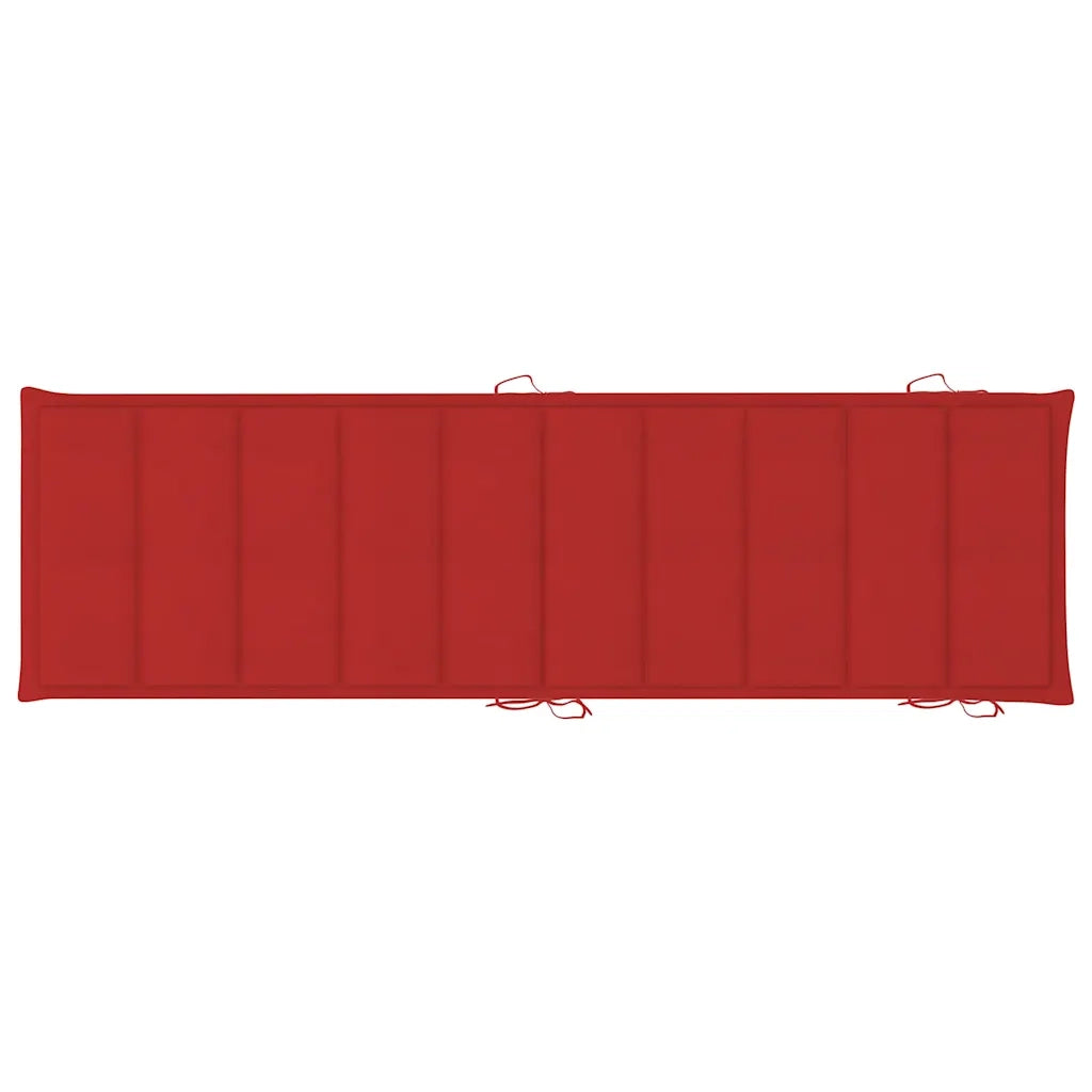 Lettini Prendisole 2 pz con Cuscini in Legno Massello d'Acacia 3077367