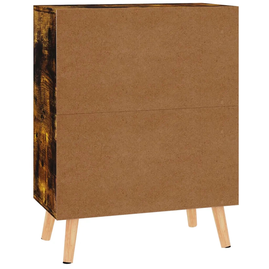 Credenza Rovere Fumo 60x30x72 cm in Legno Multistrato 326830