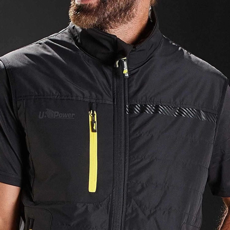 Gilet Upower Wall Taglia Xl Black Carbon