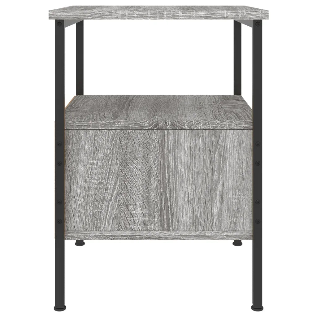 Comodino | Armadio da Notte | Mobiletto da notte Grigio Sonoma 34x36x50 cm in Legno Multistrato