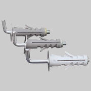 TASSELLO NYLON - Ø 9 mm 40 gancio corto - 10 pezzi - NOBEX