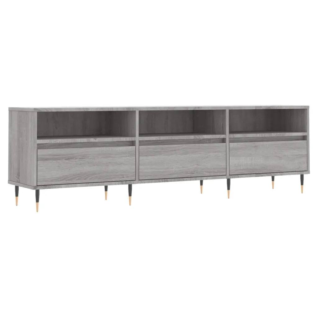 Mobile Porta TV-Mobile per TV-Credenza TV Grigio Sonoma 150x30x44,5 cm Legno Multistrato 558860