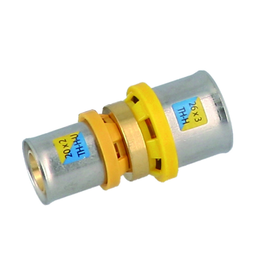 RACCORDO DIRITTO RIDOTTO A PRESSARE PER MULTISTRATO- 26x16- GF- pezzi 1