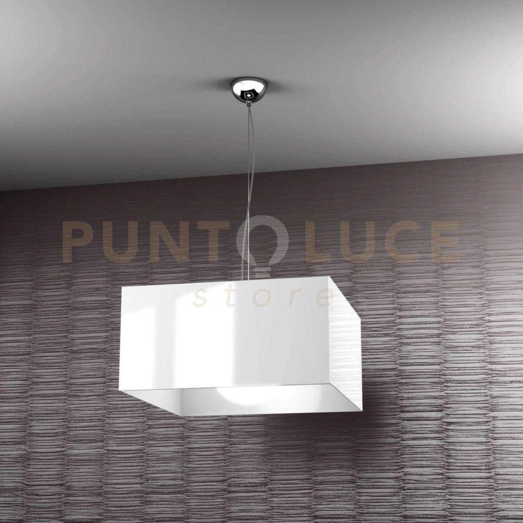 LIFT SOSPENSIONE 1 LUCE ATTACCO E27 IN METALLO BIANCO