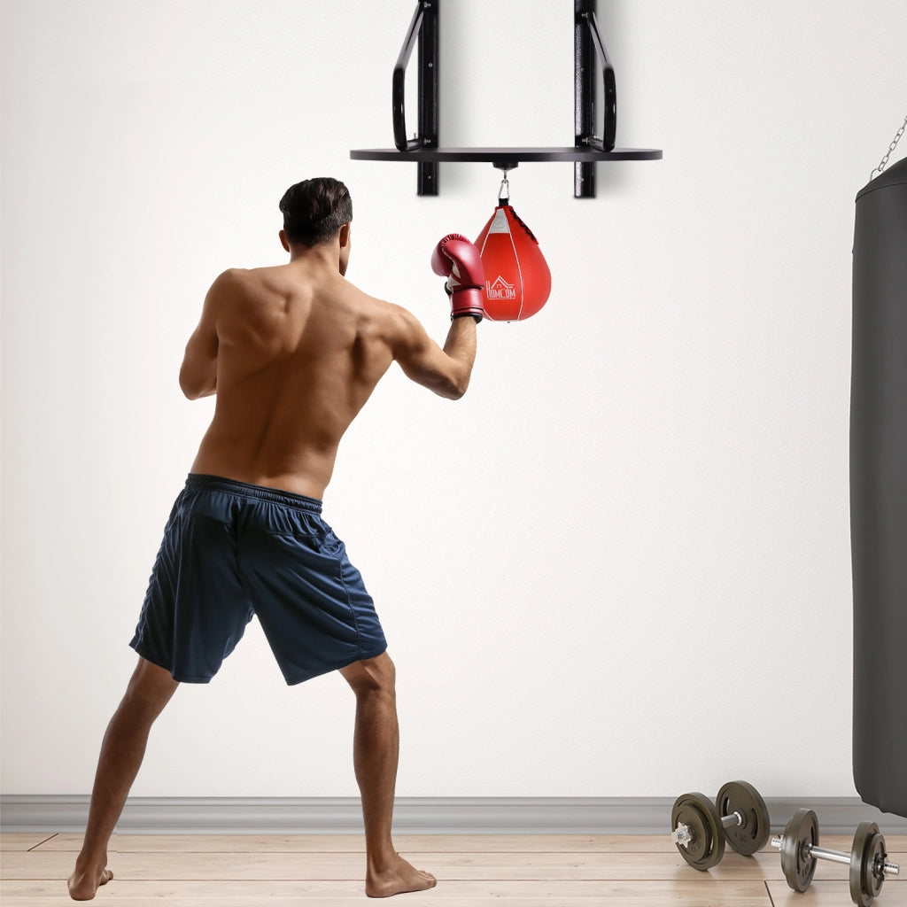 Set Boxe Pera Veloce con Piattaforma ¨C zephmum ¨C Nero, Acciaio, 60x73x80 cm