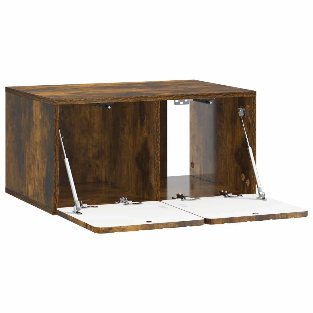 Mobile Porta TV da Muro Rovere Fumo 59,5 x 41 x 30 cm 898340