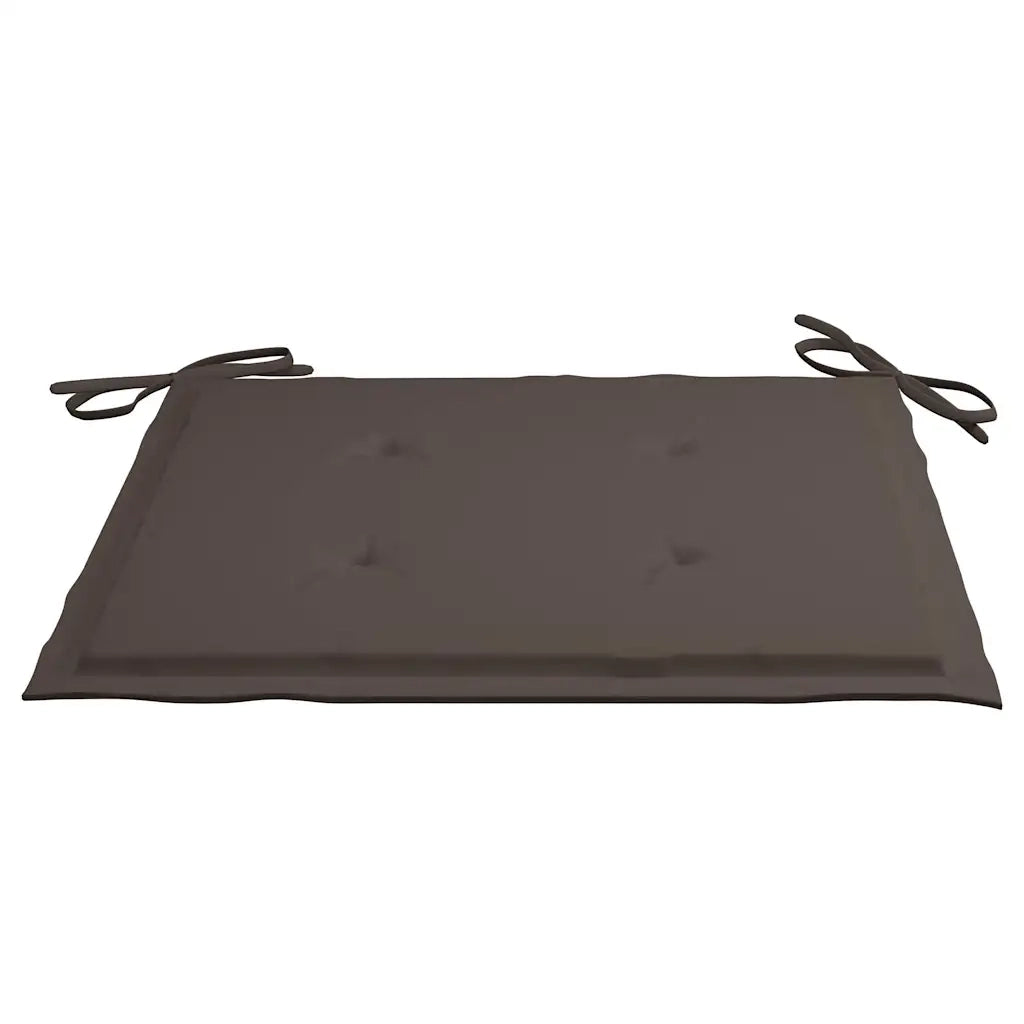 Set da Pranzo Giardino Pieghevole 3 pz | Set Salotto da Giardino Cuscino Massello di Teak