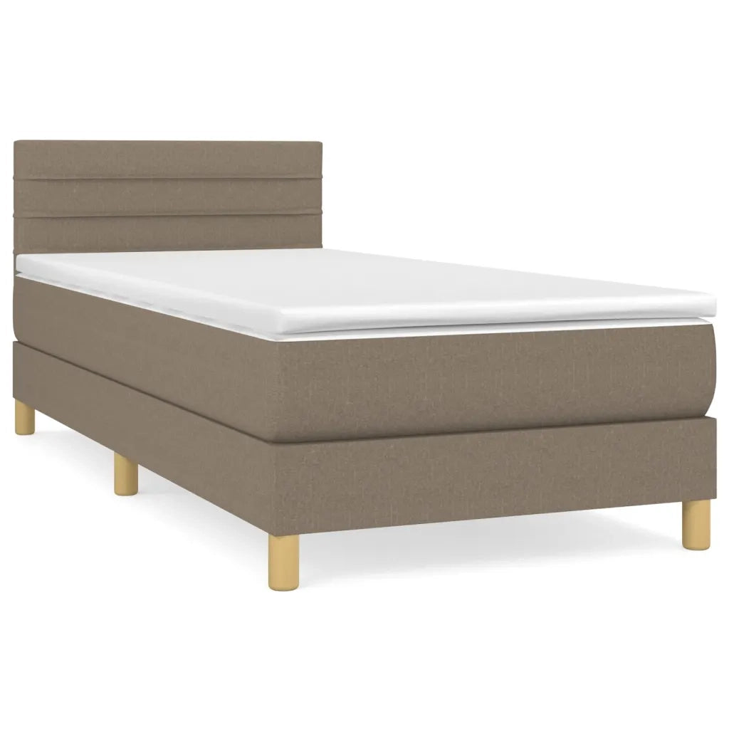Giroletto a Molle con Materasso Tortora 80x200 cm inTessuto 3140653