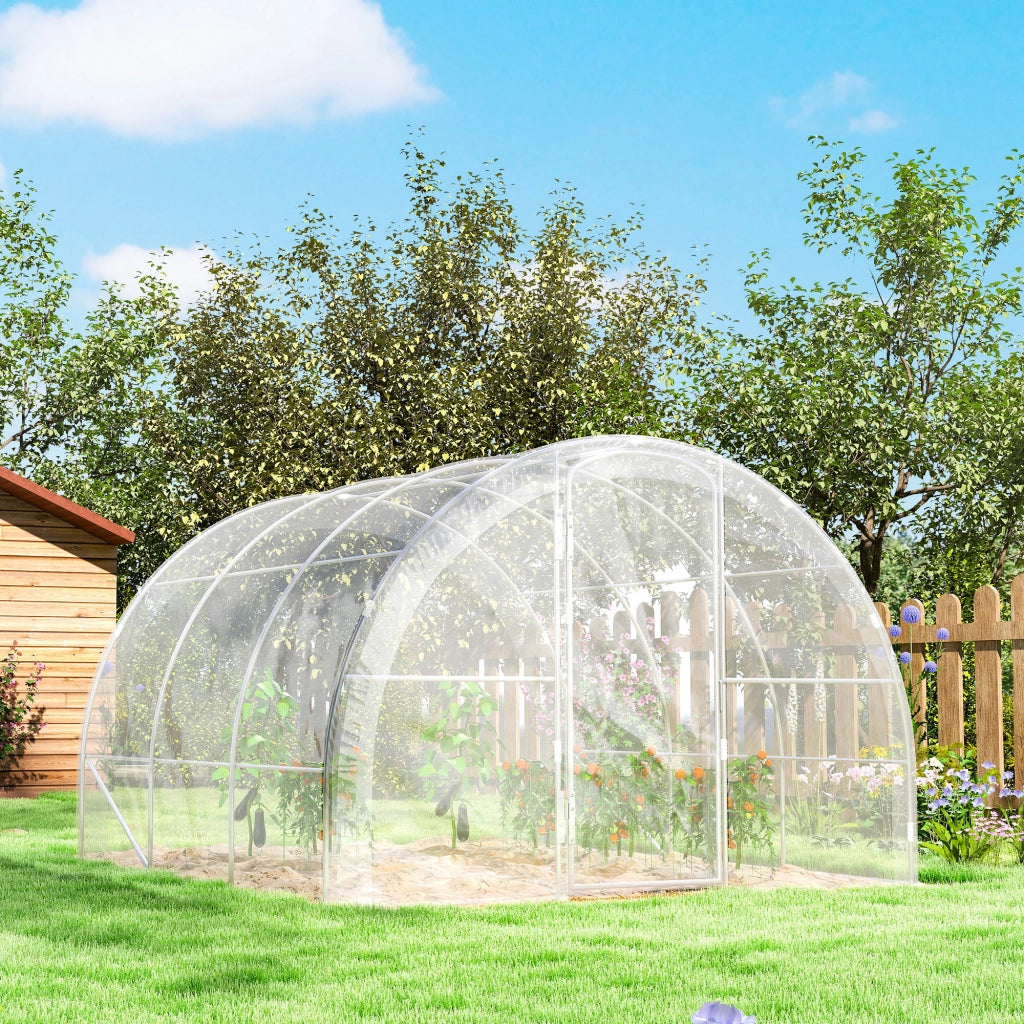 Serra da giardino tunnel 3x3x2 m ¨C Minimal ¨C 9 m2 con porta a cerniera