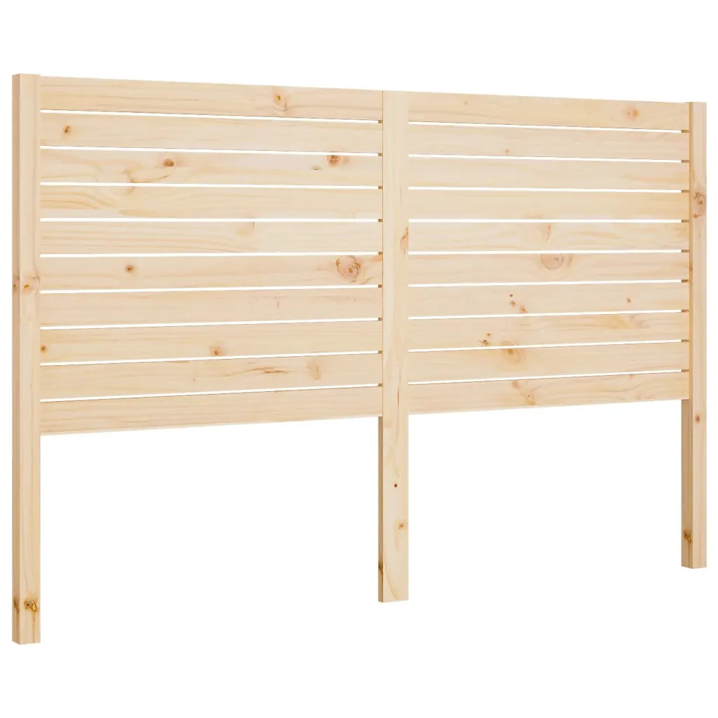 Testiera per Letto 186x4x100 cm in Legno Massello di Pino 819035