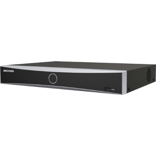 Nvr 4 ingressi ip poe. risoluzione dei canali ip fino a 12mp supporta 1 uscita video hdmi (4k), 1 vga (fullhd) - 2xusb 2.0 - DS-7604NXI-K1/4P