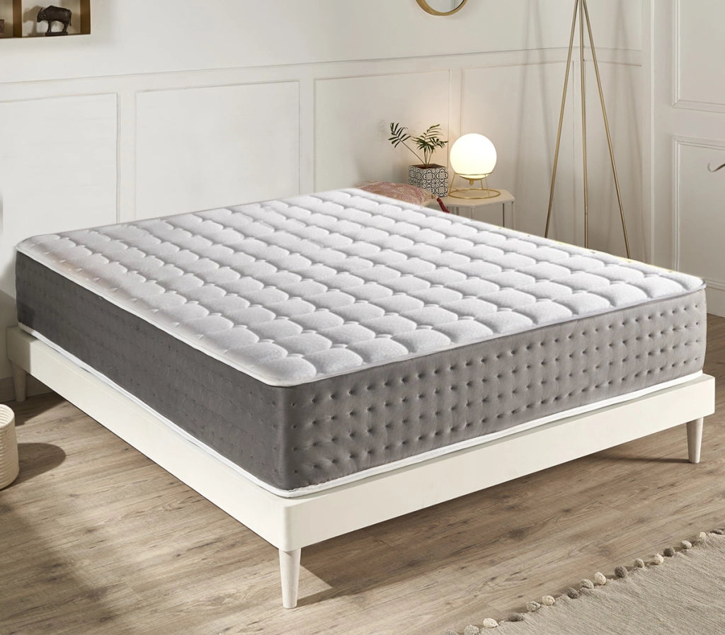 Materasso Matrimoniale 200x200 in memory Foam, Altezza 30 cm, 11 zone differenziate, 5cm memory, Ortopedico, Anatomico