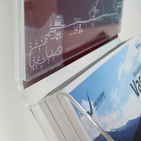 Ricambio vaschetta Espositore in plexiglass A4 orizzontale