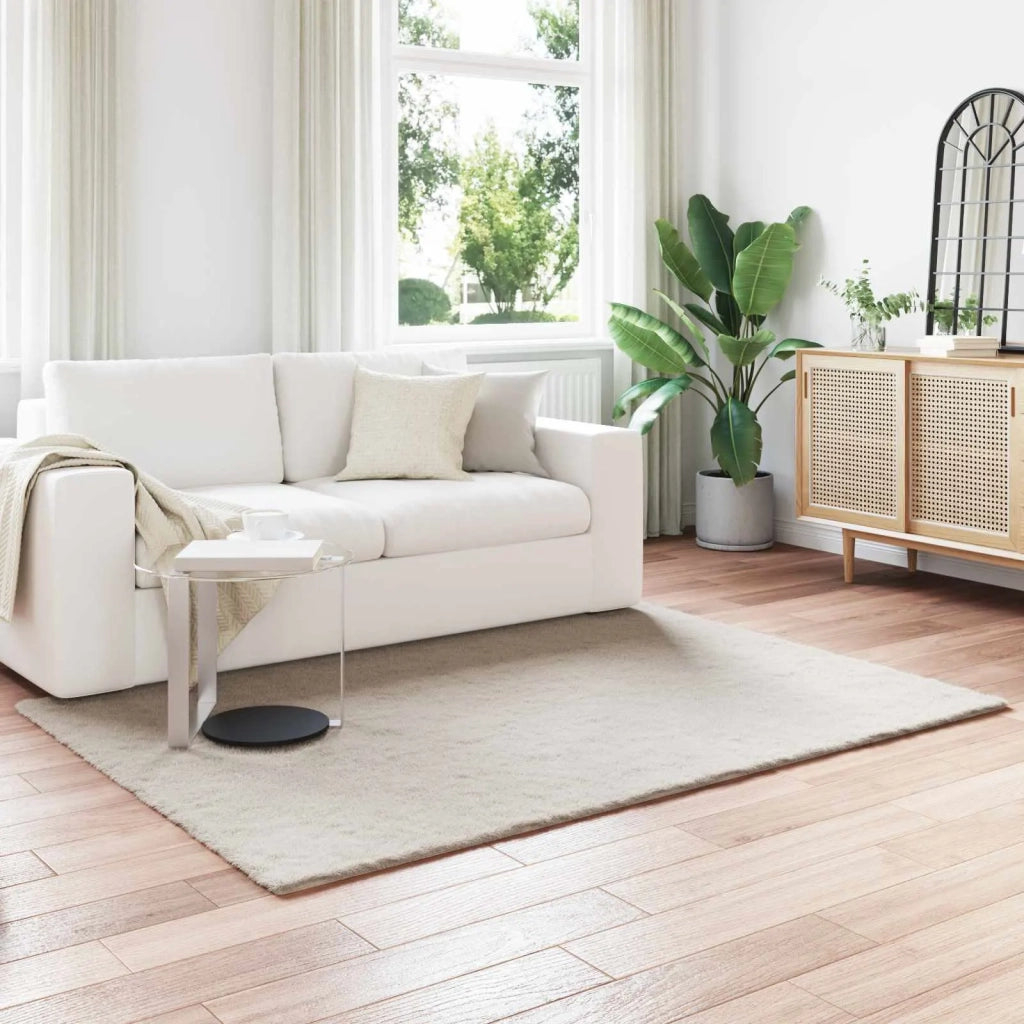Tappeto antiscivolo in sintetica di coniglio OLITE Beige 42021636