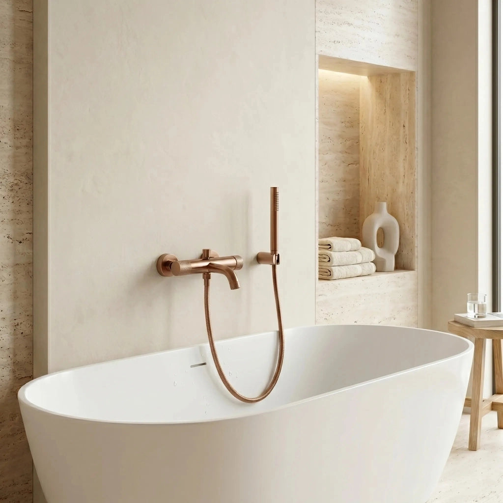 Rubinetto Da Vasca Rea Venti Brush Copper