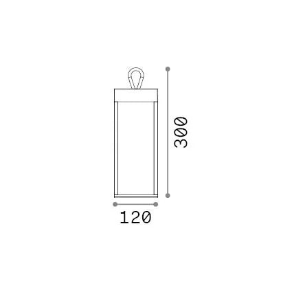 Lampada Da Tavolo Enya LED 5W Luce Calda Bianca Ricaricabile IP54 Ideal Lux