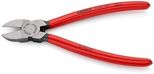 KNIPEX 72 01 180 Tronchese per Resina Sintetica 180 mm con Impugnature Rivestite in Plastica colore Nero