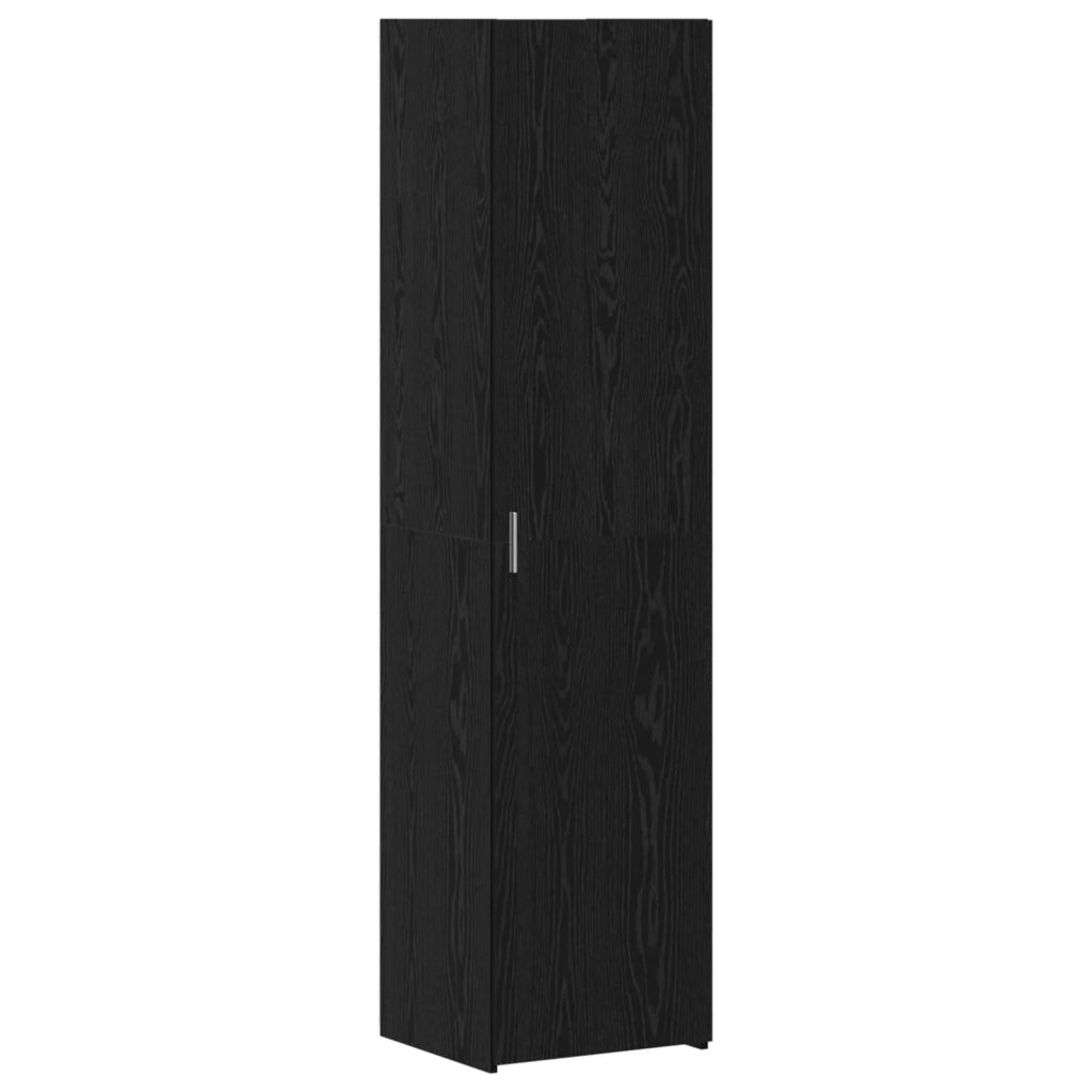 Credenza | Madia | Buffet da pranzo | Armadio da pranzo Rovere Nero 45 x 42,5 x 185 cm