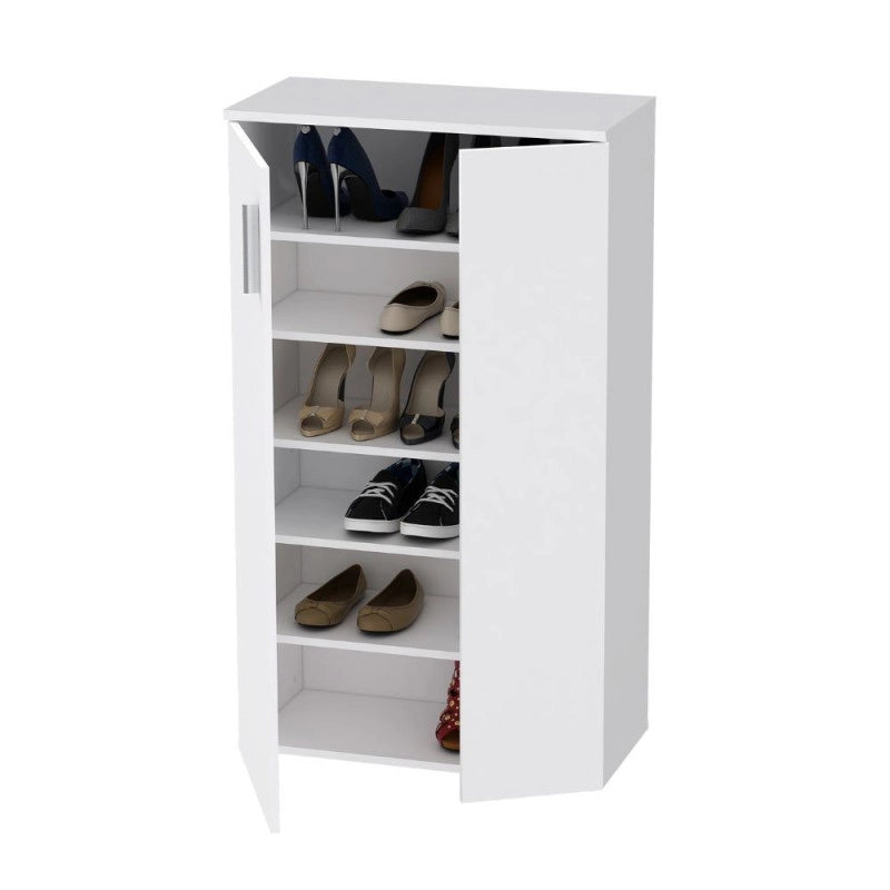 Mobile multiuso Lucio 2 ante H 120cm. colore bianco