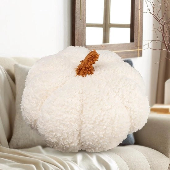 Pompa in Piuma 3D - Cuscino Decorativo per Bambini - Rond - 20 cm - Respira e Antiallergico - Cuscino Decorativo