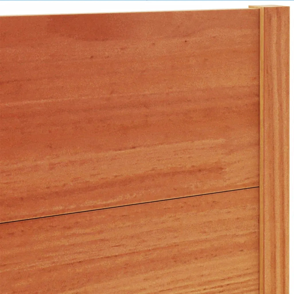 Testiera | Testata Marrone Cera 180 cm in Legno Massello di Pino