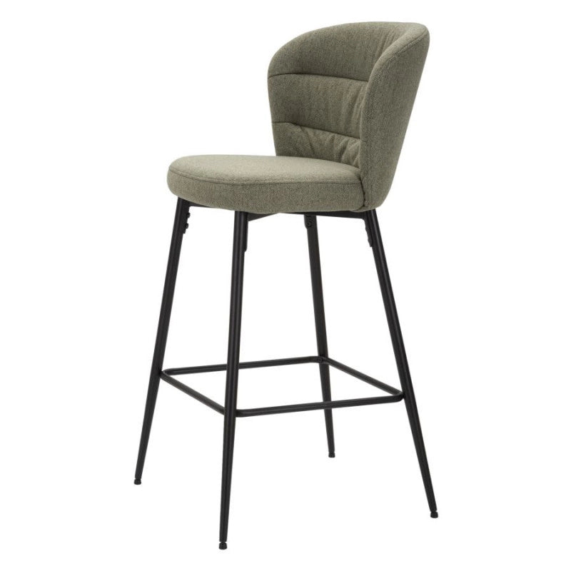 Sgabello Bar Losanna Verde Set 2 Pz cm 52x59x108