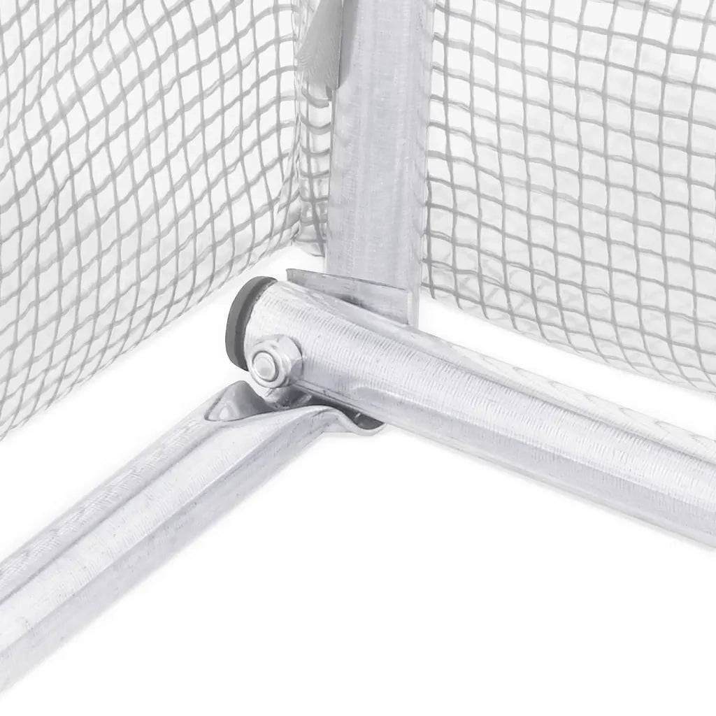 Serra con Telaio in Acciaio Bianco 84 m² 14x6x2,85 m 3188121