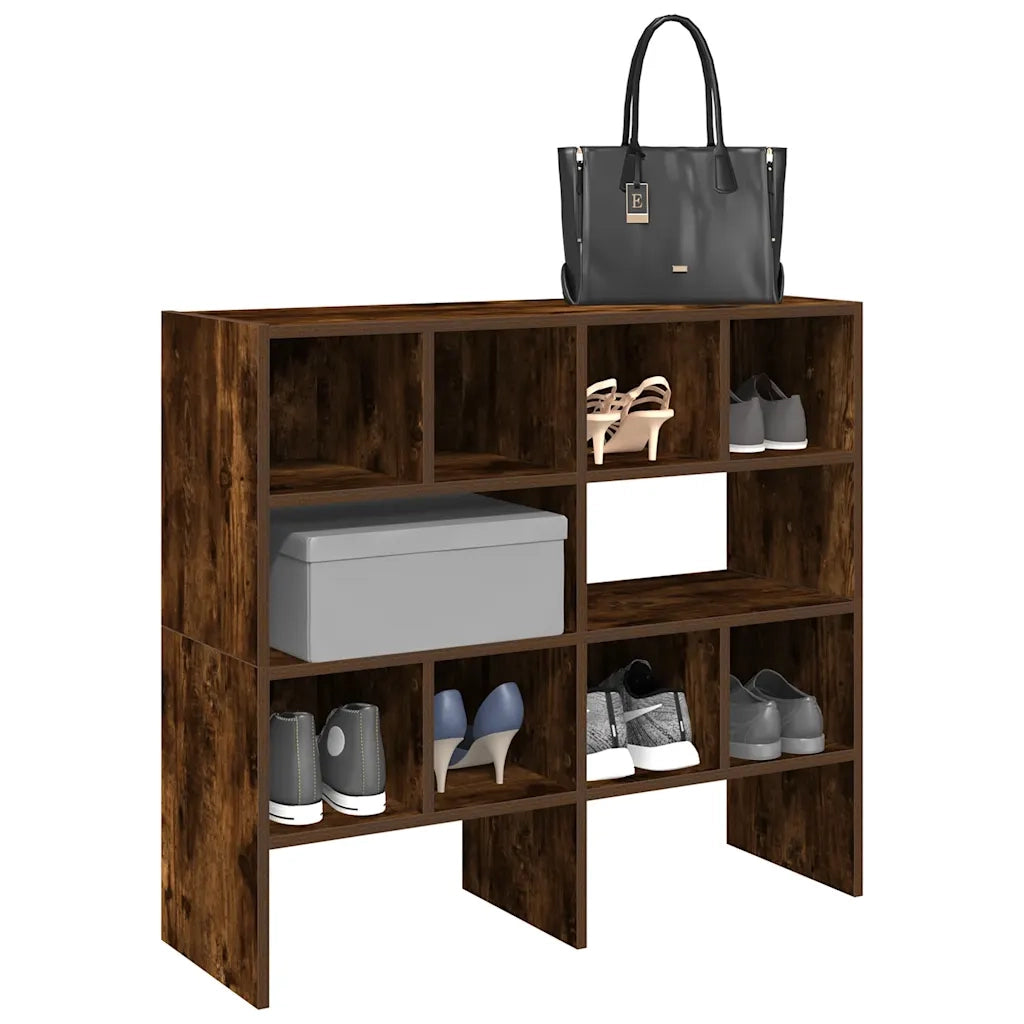 Scarpiere 2 pz Impilabili Rovere Fumo 89,5x30x40 cm CFW5210808
