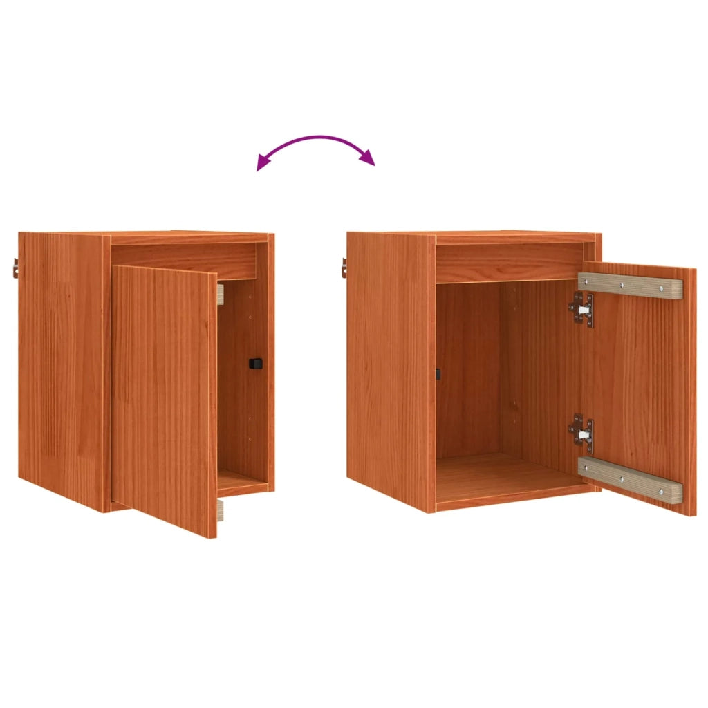 Armadietto a muro 2 pcs Marrone cerato 30 x 30 x 40 cm 869868