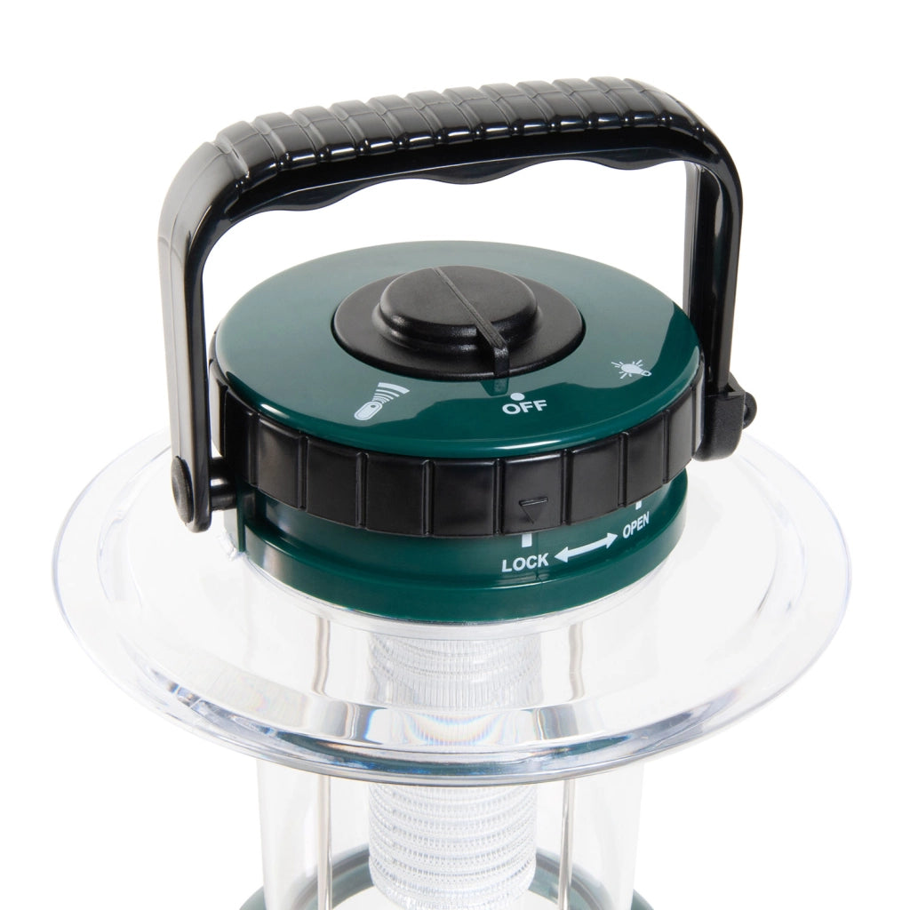 Lanterna Torcia 4D Water Resistant e Galleggiante Ø13x27 cm Lampadina a Incandescenza con Telecomando Verde