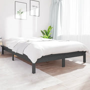 Giroletto Grigio 140x190 cm in Legno Massello di Pino 820588