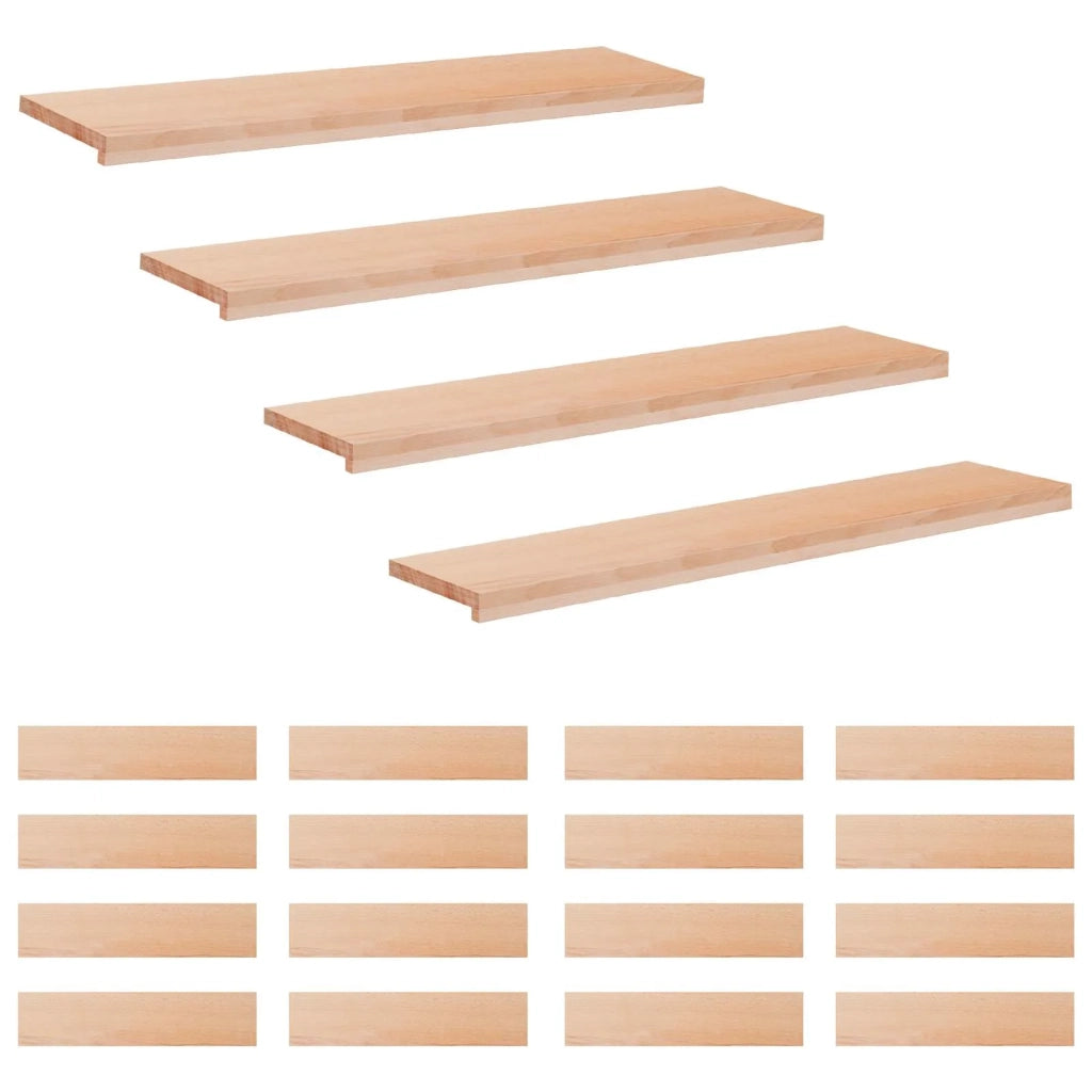 Tappeti per scale 20 pz 110 x 30 x 2 cm Naturale 3446482