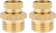 Afvoerklep in Buitendraad PT1/4" - Messing - 12,5 mm - Corrosiebestendig - per 2 Unità - per Lavori con Luchtcompressori - Regolatore di Scarico