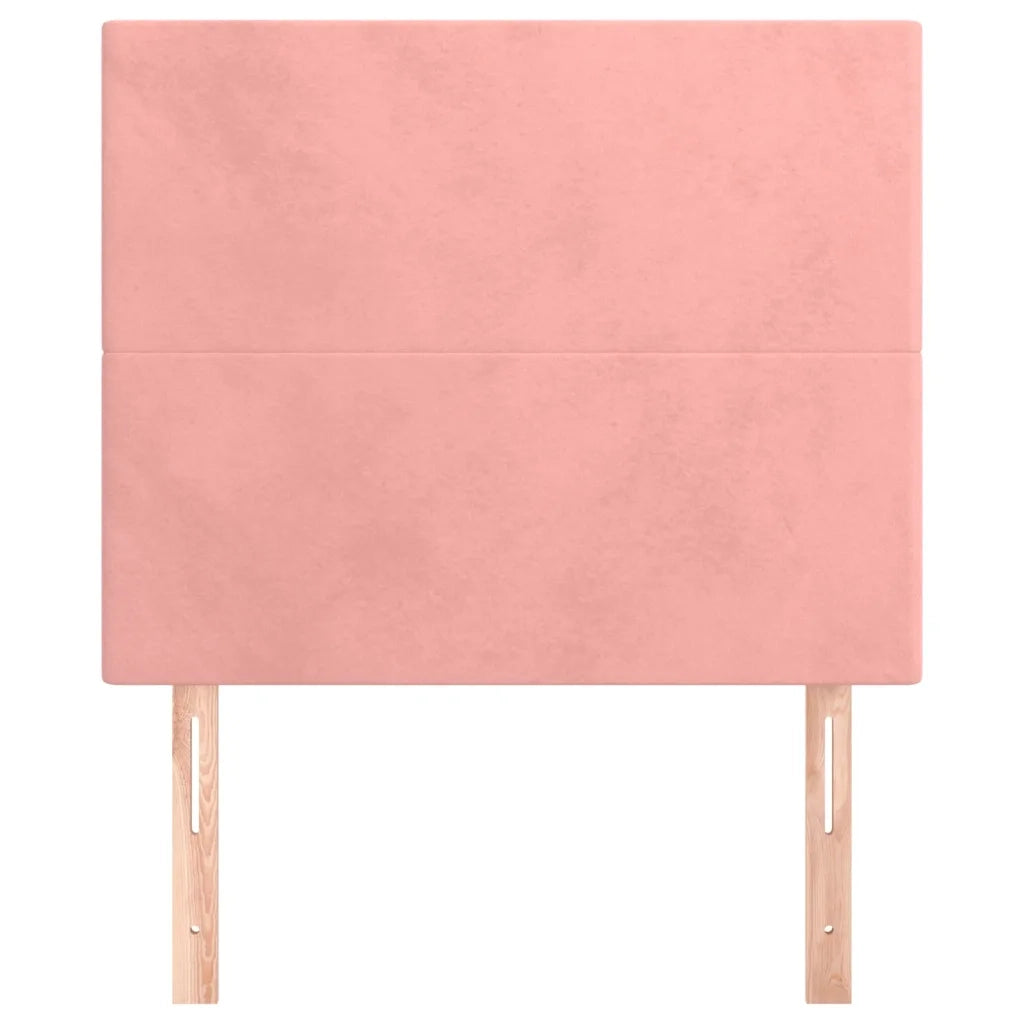 Testiera | Testata Rosa 80x5x118/128 cm Velluto