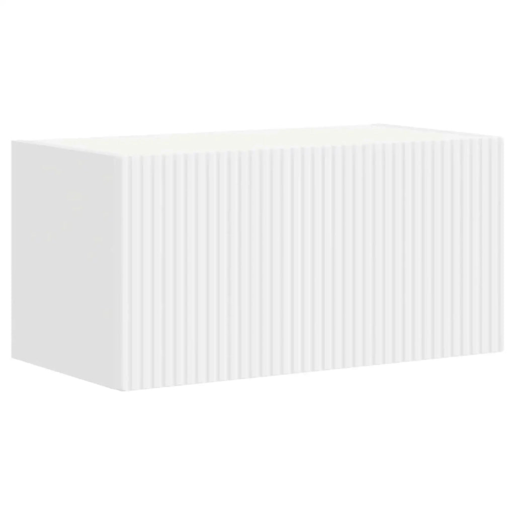 Set mobile TV 5 pcs Bianco Legno multistrato
