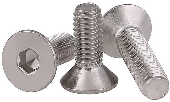 Viti in acciaio inossidabile - M3x25mm - 50 pezzi - Capocchi inbus ricoperti - Elementi di fissaggio - Adatti per l'elettronica e...