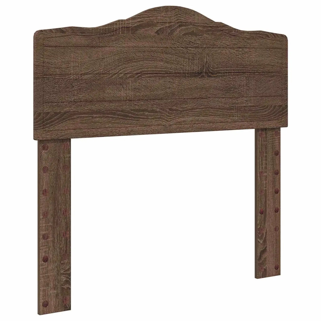 Struttura del letto Rovere Marrone 90 x 190 cm Pino massello 3412958