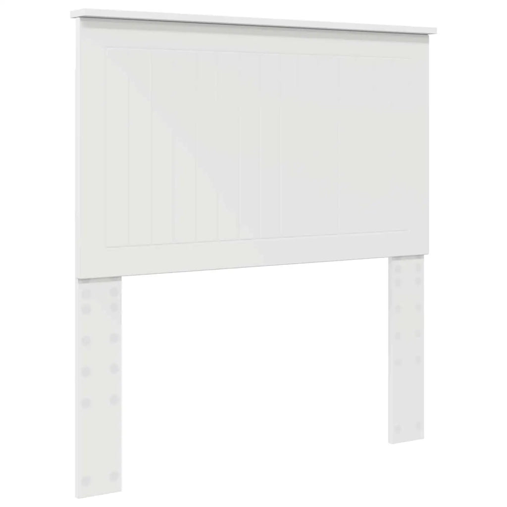 Testiera | Testata con Testiera | Testata Bianco 90 cm Legno multistrato