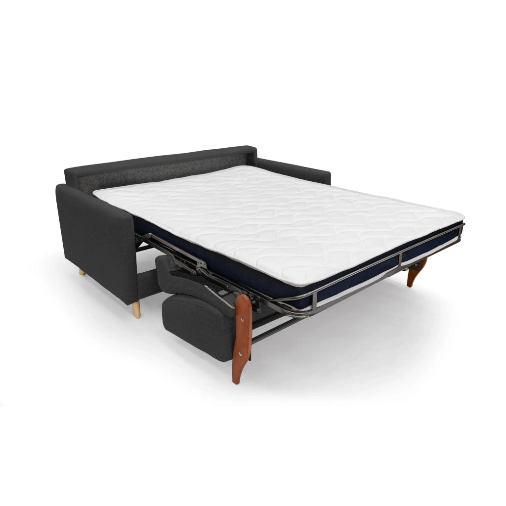 Edgar Divano letto matrimoniale in tessuto felis impermeabile T03 180 cm (mat. 140x197) antracite