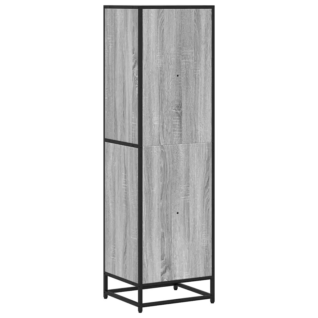Libreria Grigio Sonoma 40x35x139 cm in Legno Multistrato 849127
