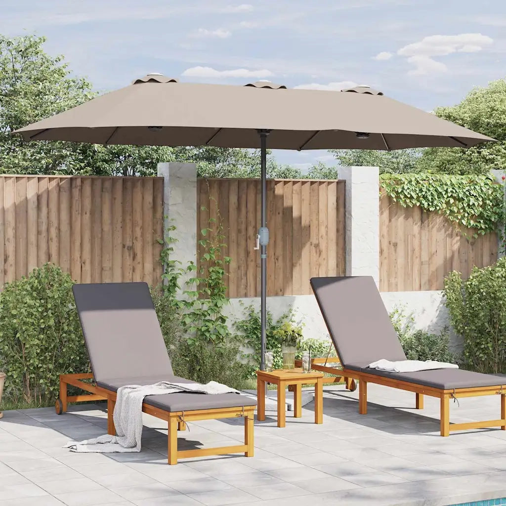 Ombrello da giardino-Ombrellone da spiaggia Talpa 370 x 197 x 239 cm