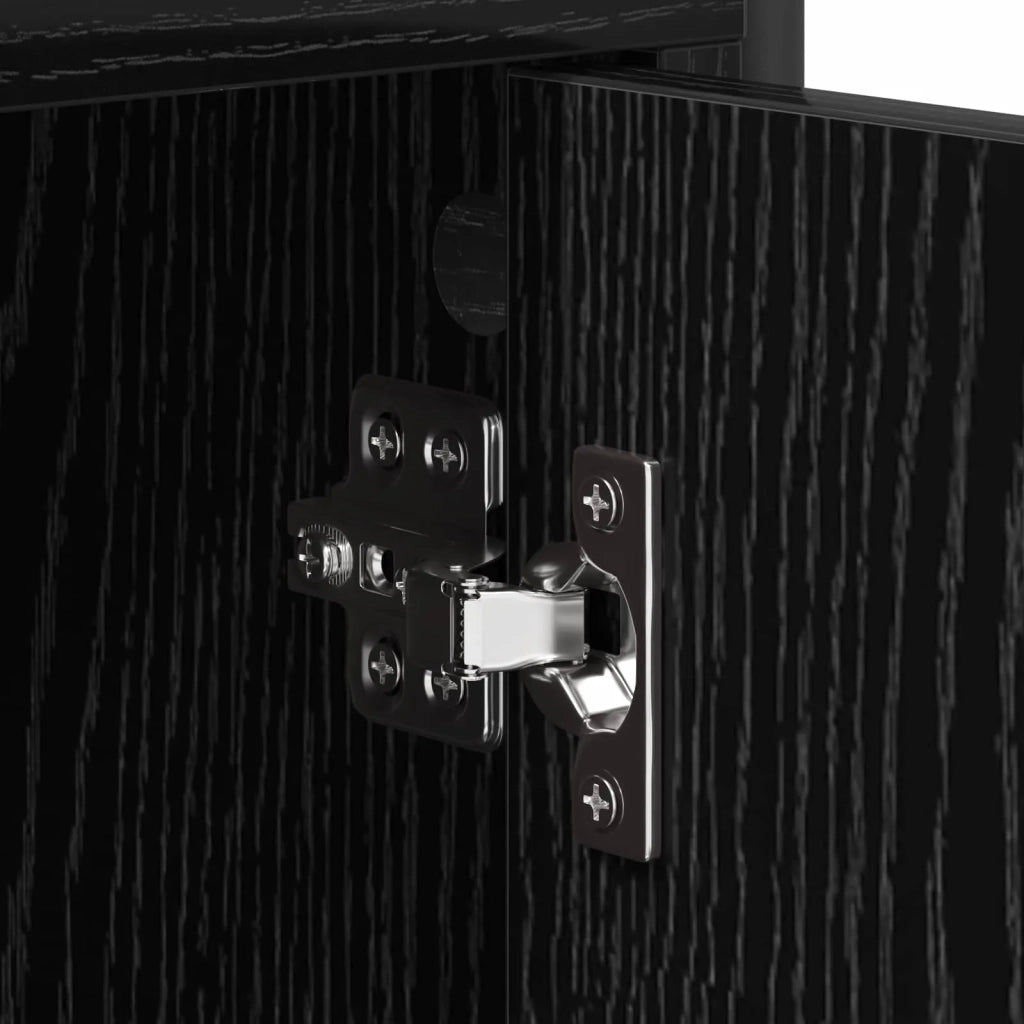 Credenza Rovere Nero 68 x 35 x 75 cm Legno ingegnerizzato 8007966