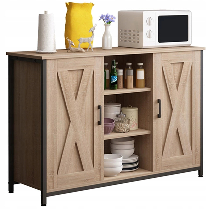 Credenza con ripiani aperti, 100 cm
