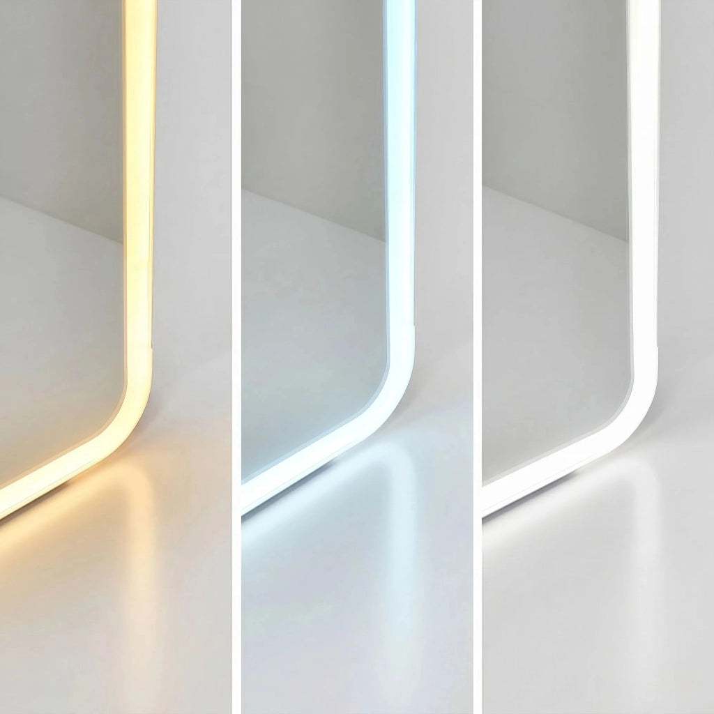 Specchio Led Classico 50x160cm Brush Gold