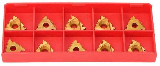 Piastre di accoppiamento in acciaio duro - Piastre di accoppiamento indexabili per CNC - Adatte per acciaio e ghisa - Pacchetto di lavorazione con 10 pezzi - Realizzate con alta qualità e durata - Piastre di accoppiamento con inserti da assemblaggio