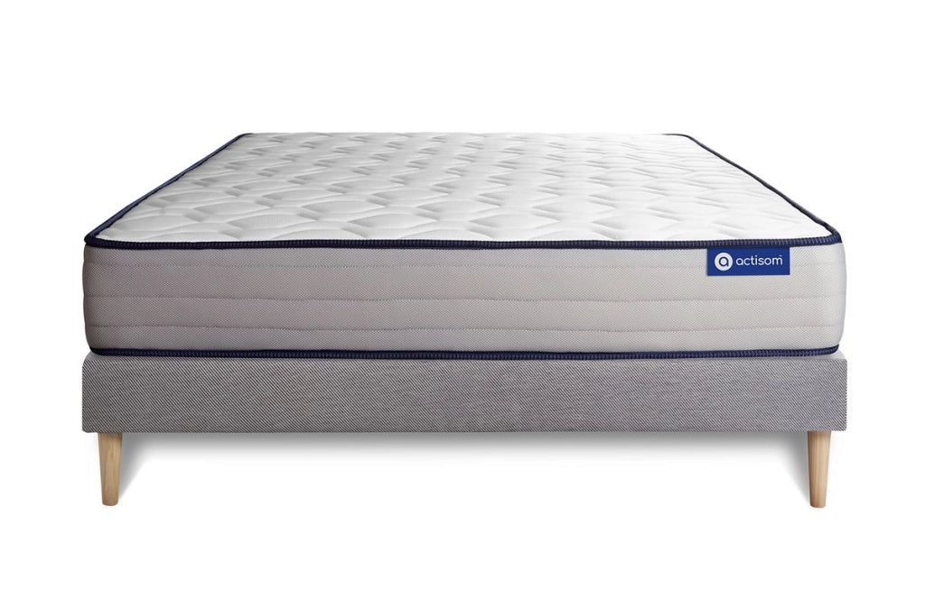 Kit rete e materasso matrimoniale Actiflex form 200x200cm - Spessore : 22cm - Molle insacchettate e memory foam - rigido