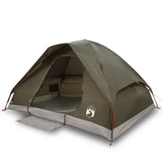 Tenda da campeggio | Tenda da campo a Cupola per 2 Persone Marrone Impermeabile