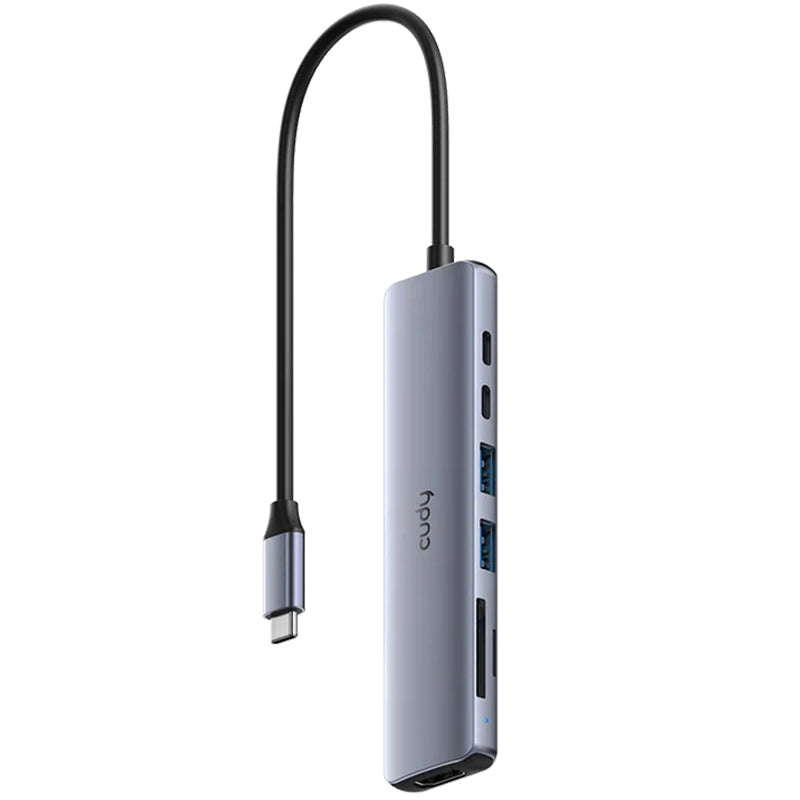 CUDY UH407 - HUB USB 7-IN-1 WITH 4K HDMI