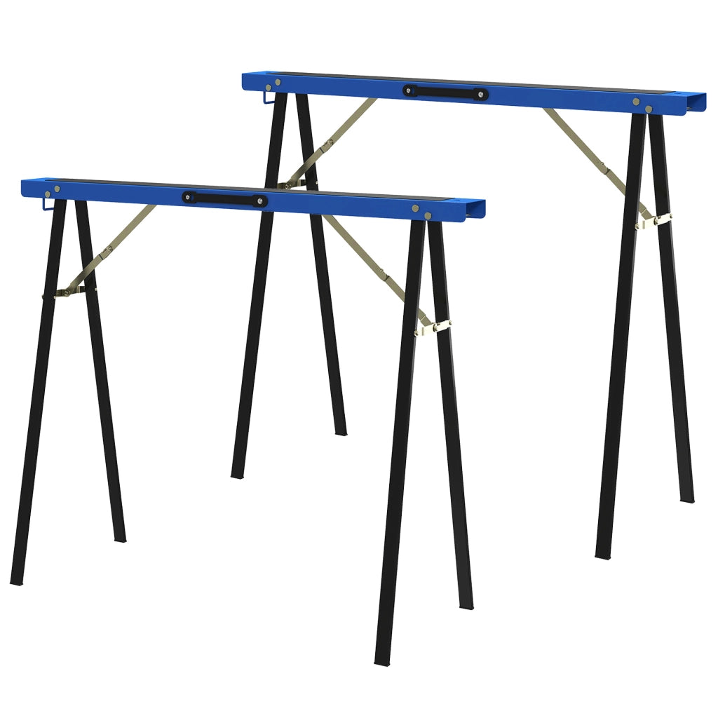 Tavolo robusto pieghevole ¨C Xylo ¨C blu e nero